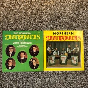 60's "Northern Troubadours" Records - 2 - Ukrainian Polkas, Waltzes - Folk Music